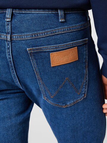 Coupe slim Jean 'LARSTON' WRANGLER en bleu