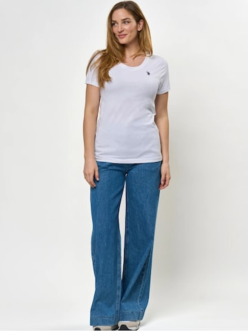 U.S. POLO ASSN. Shirt 'Amy' in Wit