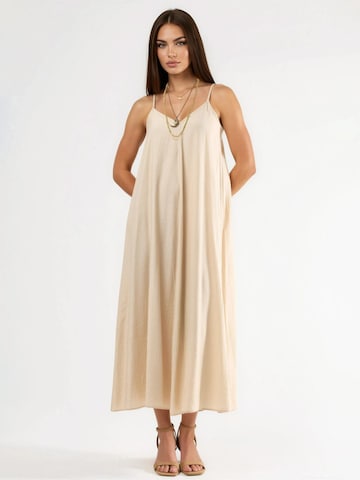Busem - Vestido em bege: frente