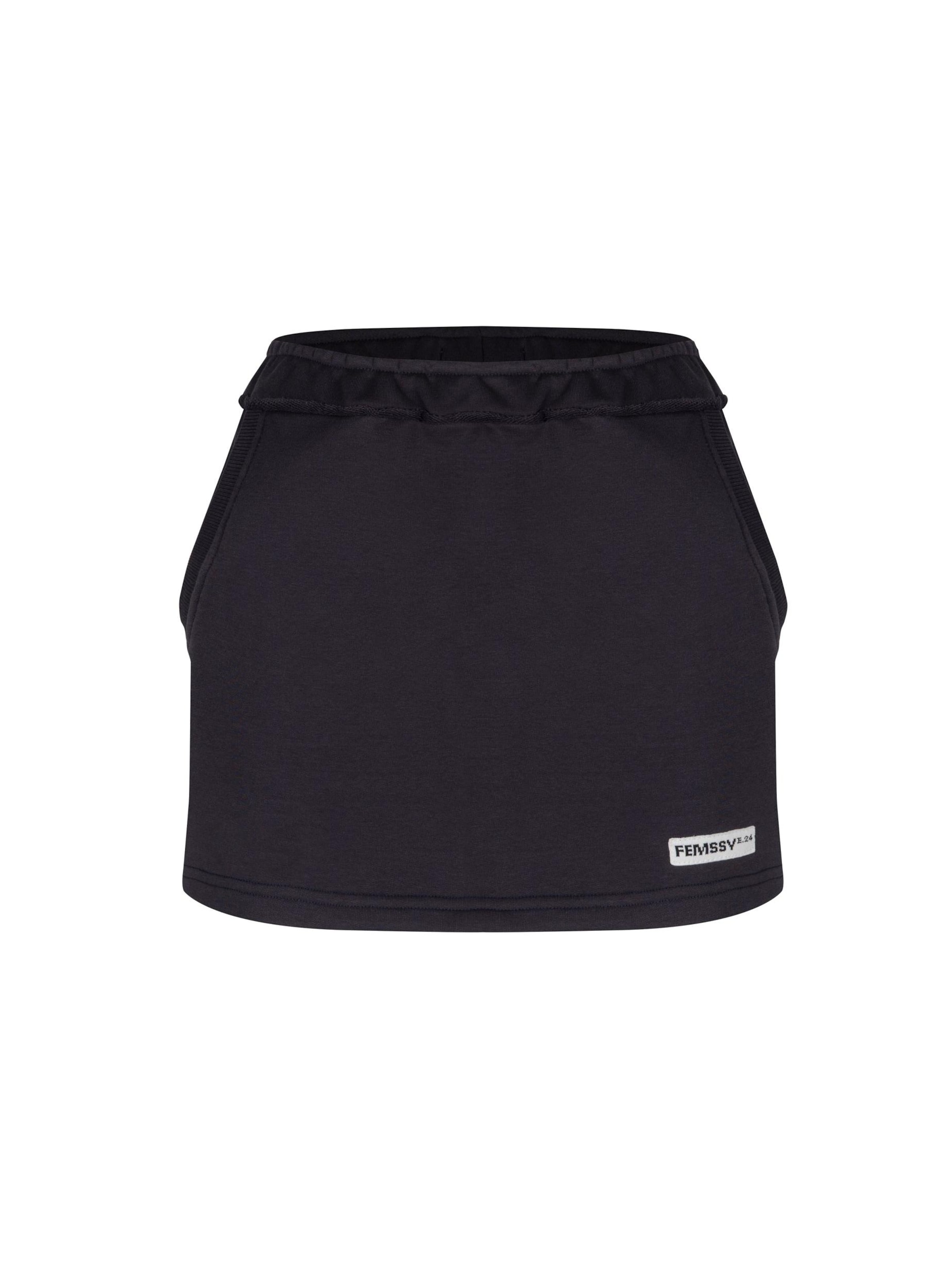 FEMSSY Skirt in Grey: front