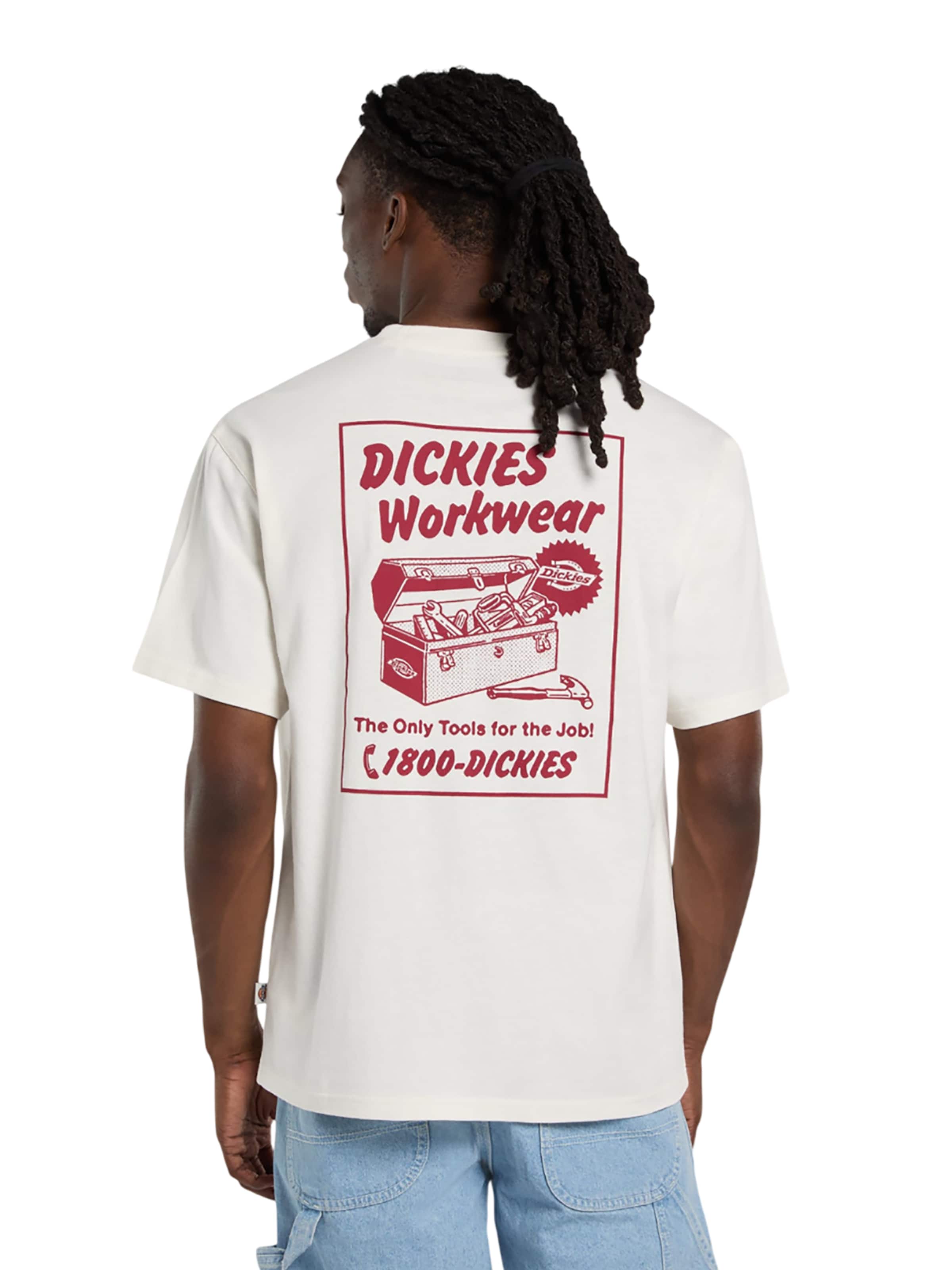 DICKIES Shirt 'Dry Ridge' in White: front