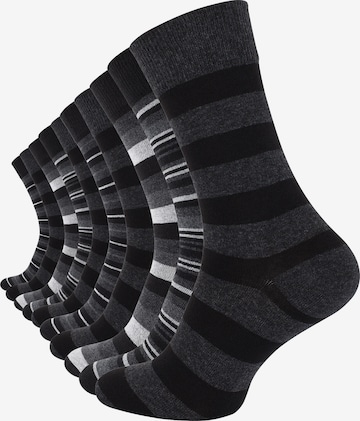 Chaussettes Vincent Creation en noir : devant