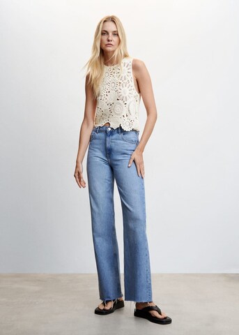 MANGO Top 'Mancatta' in Beige