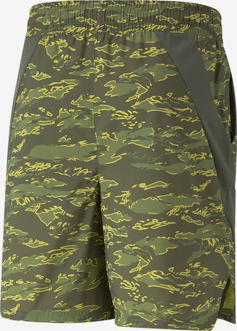 PUMAregular Sportske hlače 'Concept' - zelena boja