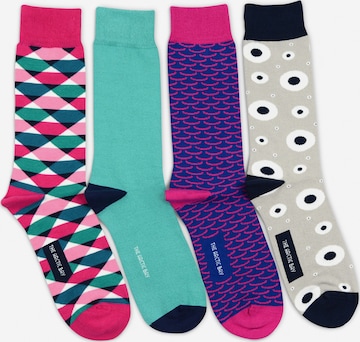 Chaussettes 'HYGGE EDITION Gift box 4 Pack Unisex' The Arctic Bay en mélange de couleurs : devant