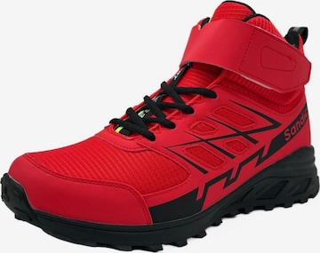 Nowaland Boots 'Leichter Outdoor-Schuh mit Profilsohle' in Rot: Vorderseite