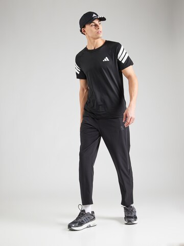 Tapered Pantaloni sport 'Tiro' de la ADIDAS SPORTSWEAR pe negru