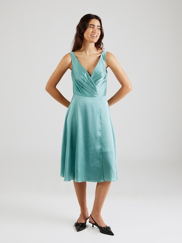 Robe de cocktail MAGIC NIGHTS en vert : devant