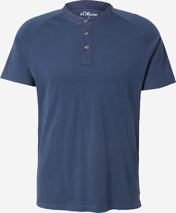 s.Oliver Shirt in Blauw: voorkant