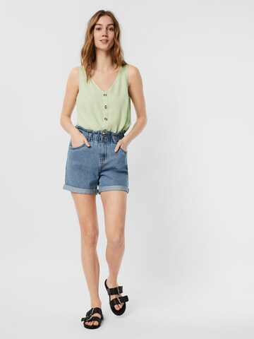 VERO MODA Regular Shorts in Blau