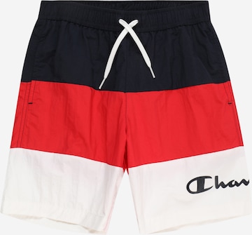 Champion Authentic Athletic Apparel Шорти за плуване в синьо: отпред