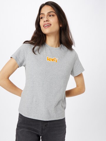 LEVI'S ® Тениска 'Graphic Classic Tee' в сиво: отпред