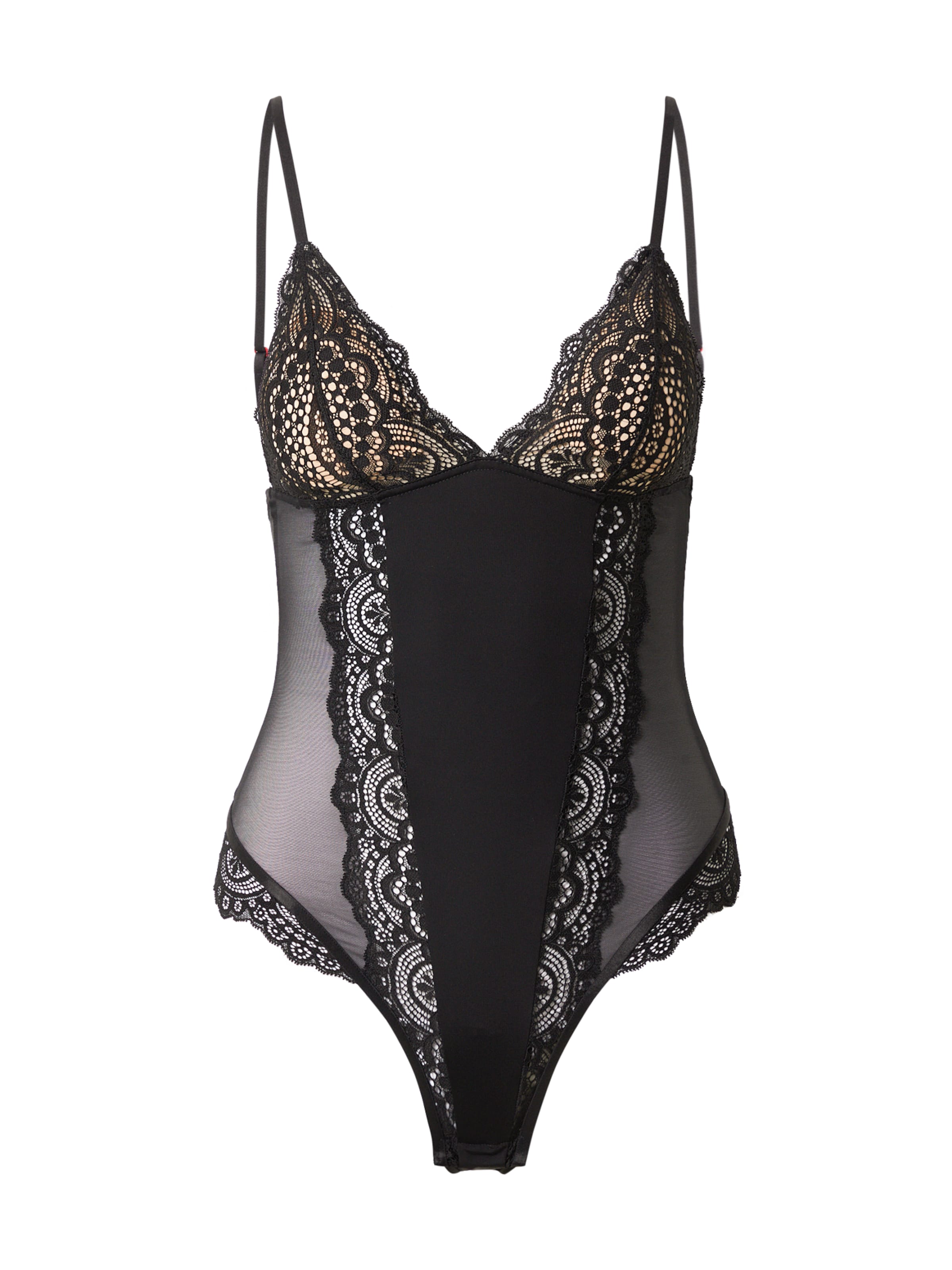 Scandale éco-lingerie Bodysuit in Black: front