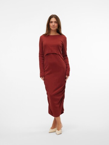 Robe MAMALICIOUS en rouge