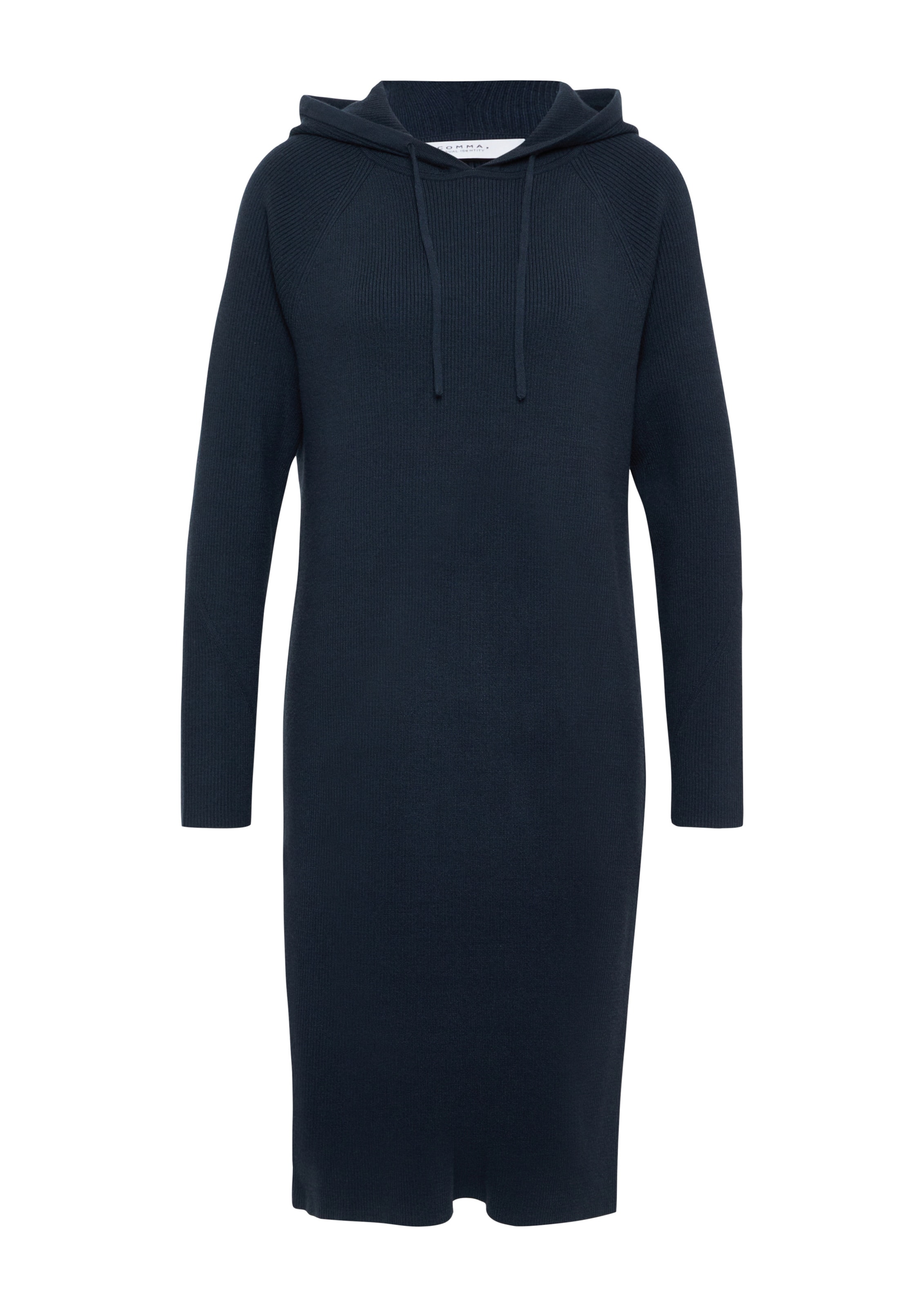 COMMA Kootud kleit, värv sinine: eest vaates