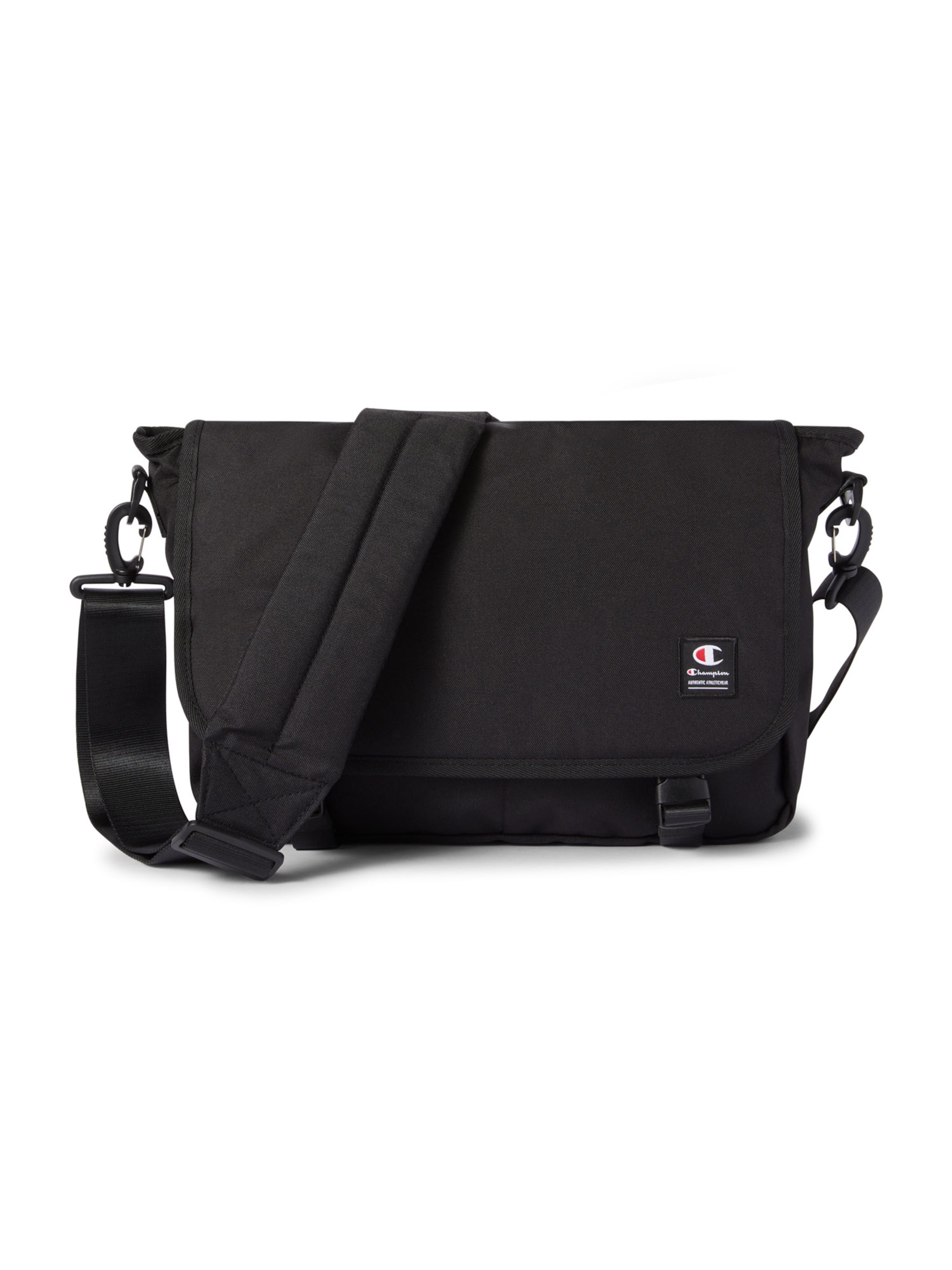 Champion Authentic Athletic Apparel Messenger - Čierna: predná strana