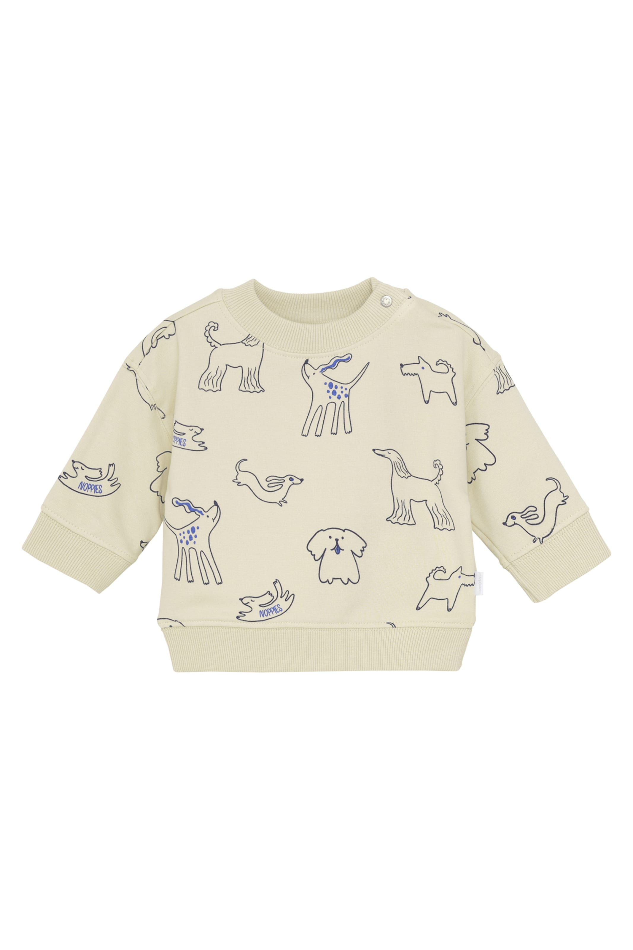 Noppies Μπλούζα φούτερ σε μπεζ: μπροστά