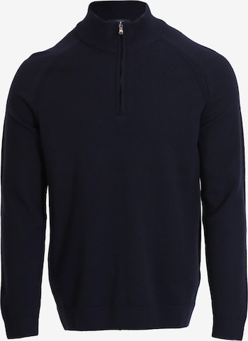 Pull-over Lufian en bleu : devant