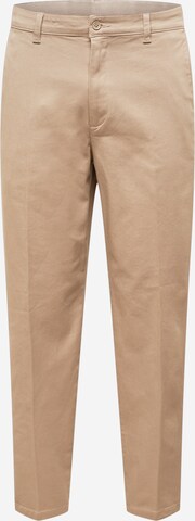 Woodbird Chino 'Tien Buzz Pant' in Beige: voorkant