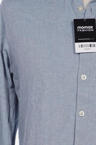 FARAH Button Up Shirt in M in Blue