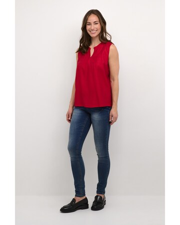 Cream - Blusa 'Liselin' en rojo