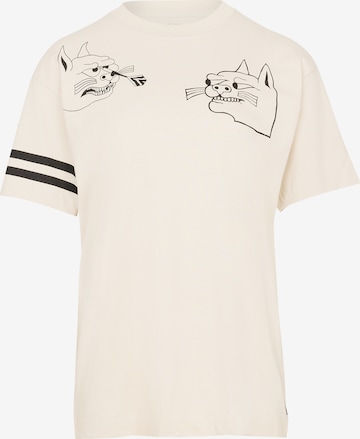 Volcom Shirt 'NANDO VON ARB' in Wit: voorkant