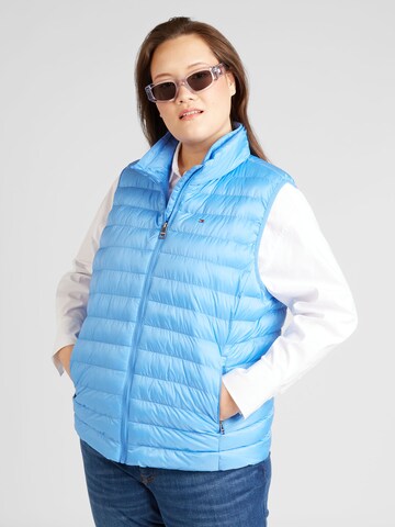 Gilet Tommy Hilfiger Curve en bleu : devant