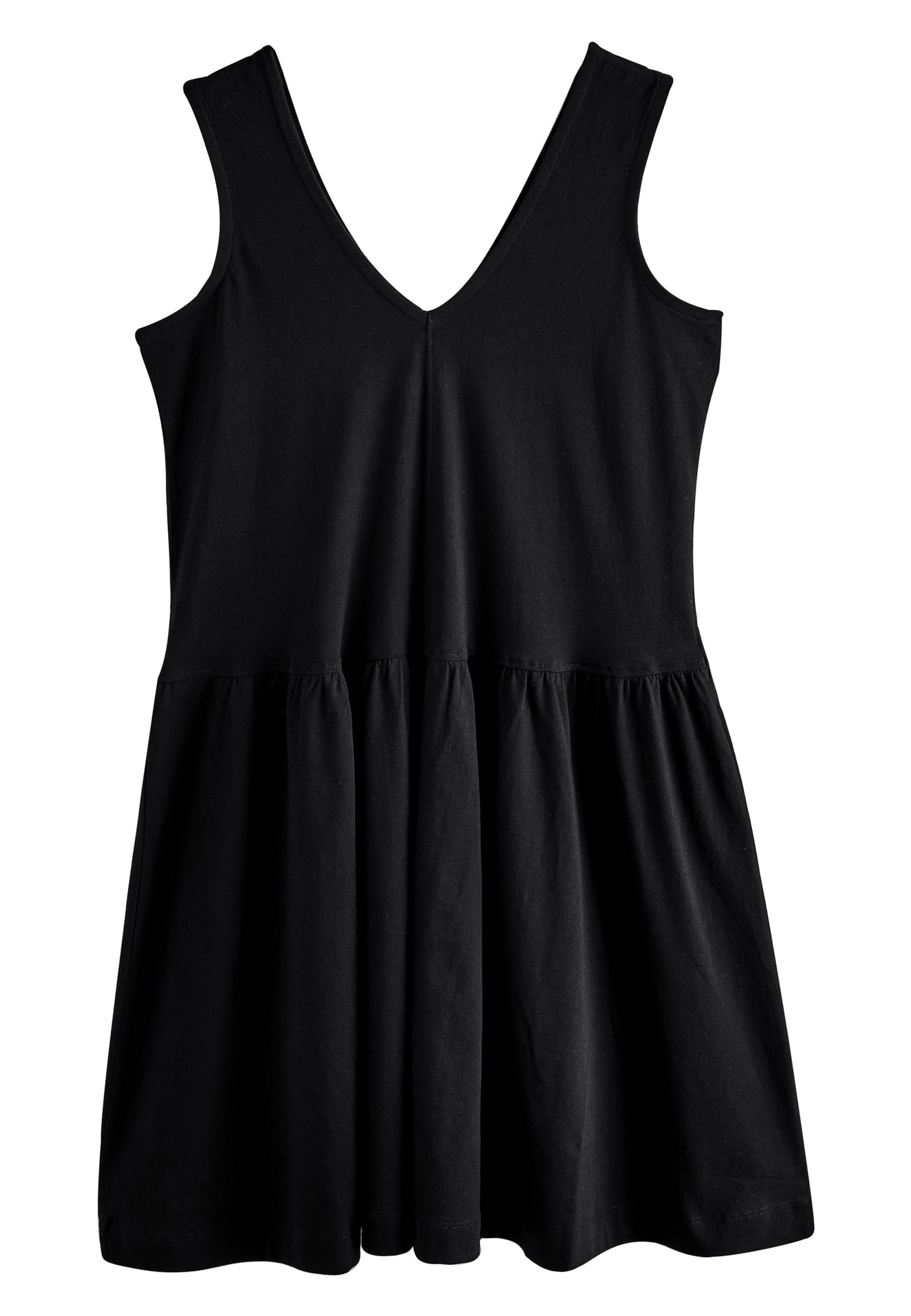 Next Лятна рокля в черно: отпред