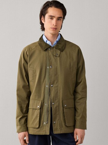 Giacca di mezza stagione di Hackett London in verde: frontale