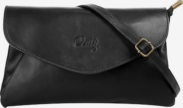 Pochette Cluty en noir : devant