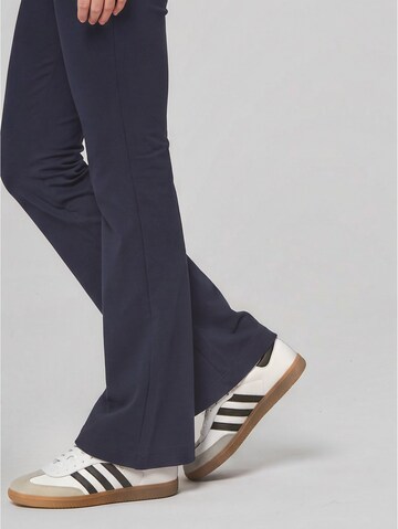 TOM TAILOR Flared Leggings in Blue