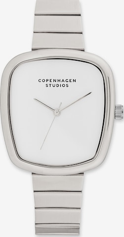 Montre à affichage analogique Copenhagen Studios en argent : devant