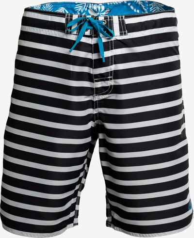 Panareha Badeshorts in blau / schwarz / weiß, Produktansicht