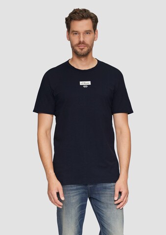 s.Oliver Shirt in Blauw: voorkant