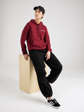 NAPAPIJRI Sweatshirt 'ROPE' in Rood