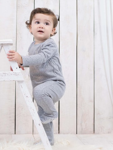 OrganicEra Strampler/Body‌‌‌ in Grau: Vorderseite