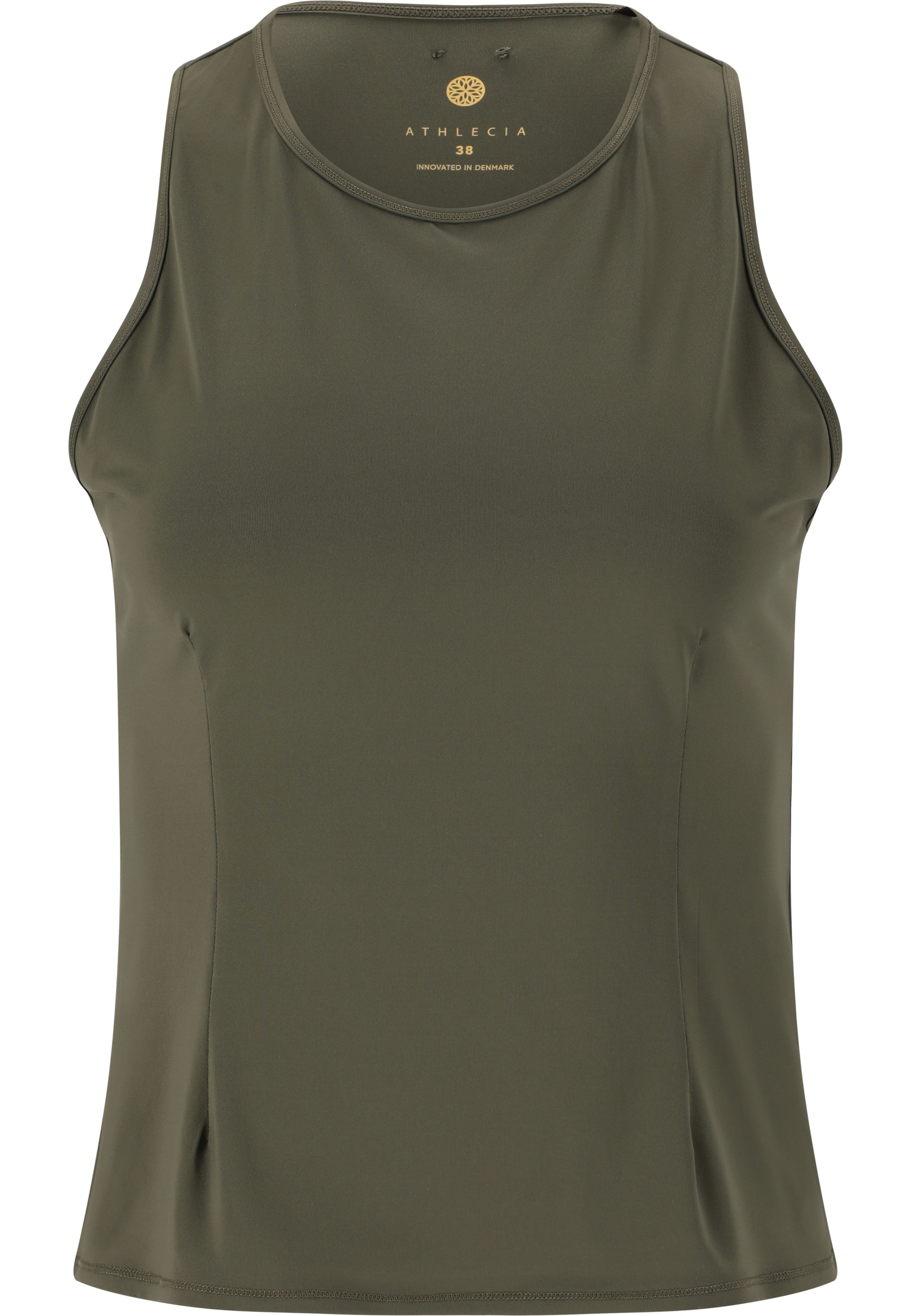 Athlecia Sports Top 'Delrey' in Khaki, Item view