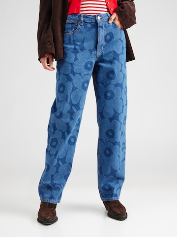 Loosefit Jean Marimekko en bleu : devant