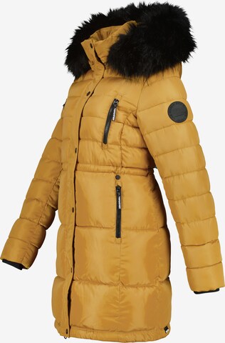 Manteau d’hiver 'NicolaAK' Alife and Kickin en jaune