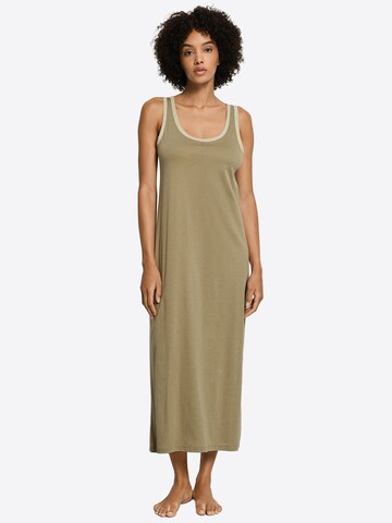 Chemise de nuit ' Laura ' Hanro en marron : devant