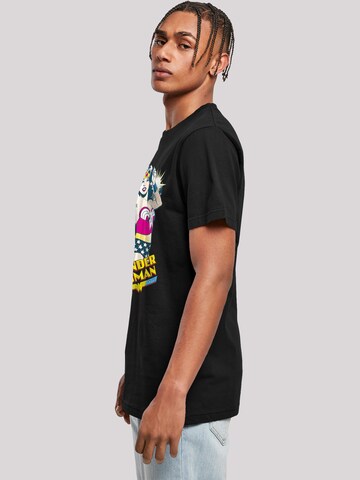 F4NT4STIC Shirt 'DC Comics Wonder Woman Vintage Lasso' in Black