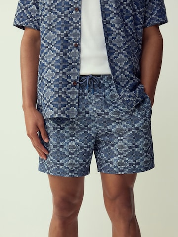 Next Zwemshorts 'Navajo' in Blauw: voorkant