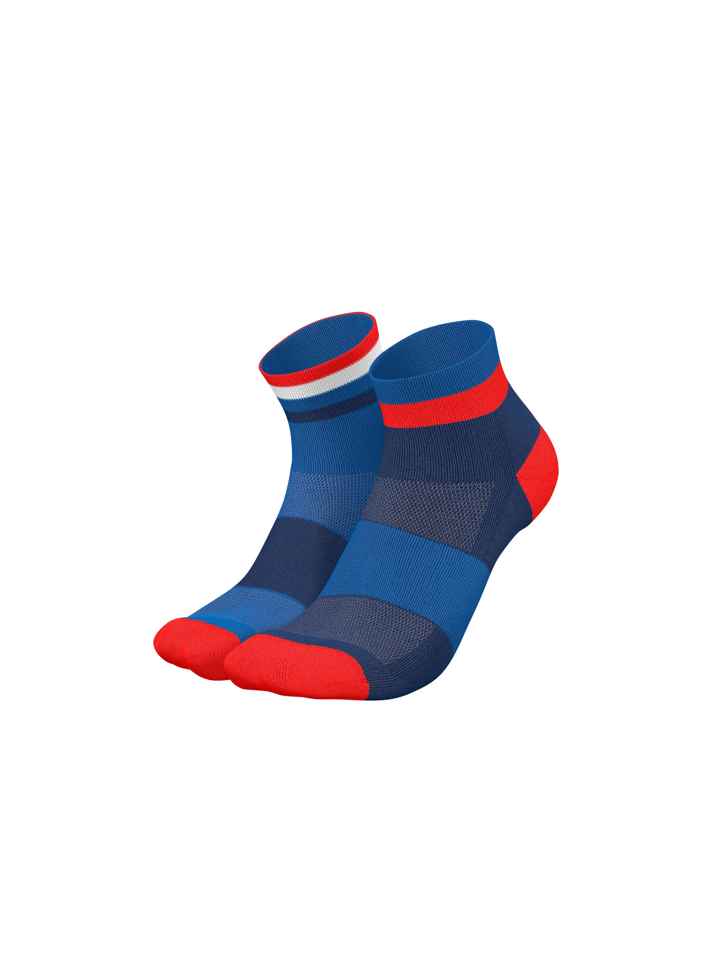 INCYLENCE Athletic Socks 'BANDS SHORT' in Blue: front