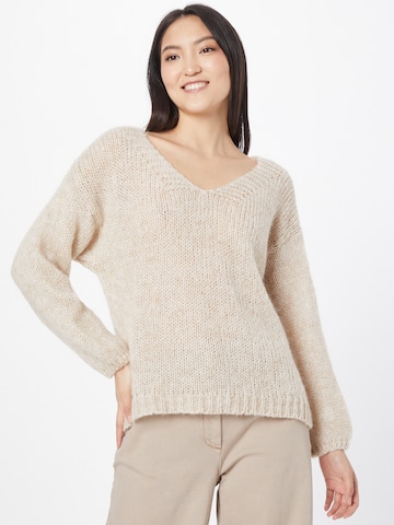 Sublevel - Jersey en beige: frente