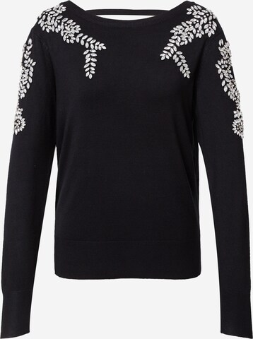 Pull-over Karen Millen en noir : devant