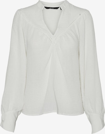 VERO MODA Bluse i hvid: forside