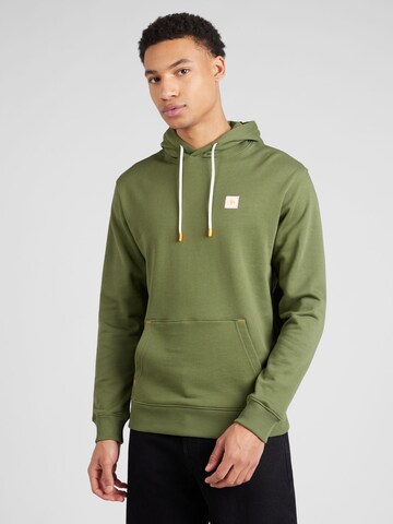 SCOTCH & SODA Sweatshirt 'Essential' in Groen: voorkant