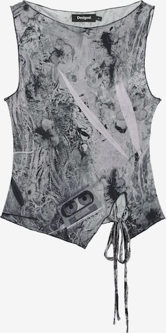 juoda Desigual Palaidinė be rankovių 'Photo Tied': priekis