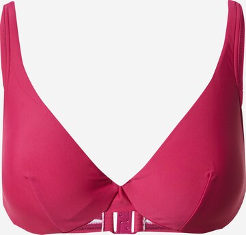 NATURANA - Clásico Top de bikini en rojo: frente