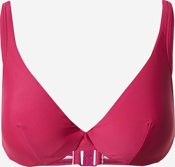 NATURANA T-shirt Bikinitop in Rood: voorkant